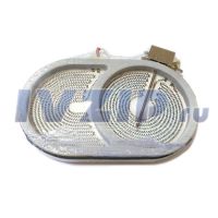 Конфорка стеклокерамическая (2000/900W, 270х165 мм, 2 зоны нагрева) 927020/115012616